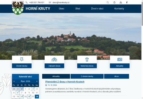 Zobrazit webové stránky Obecní úřad Horní Kruty