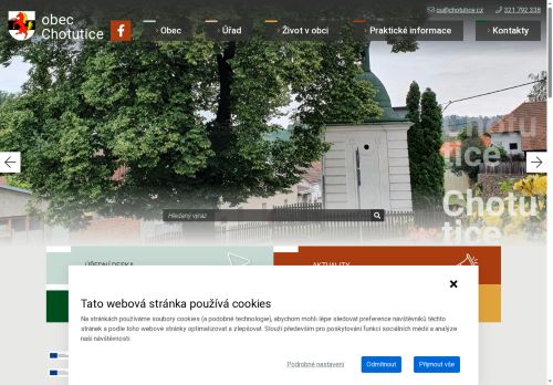 Zobrazit webové stránky Obecní úřad Chotutice