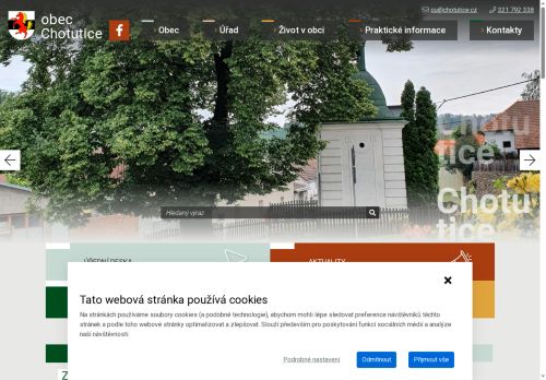 Zobrazit webové stránky Obecní úřad Chotutice
