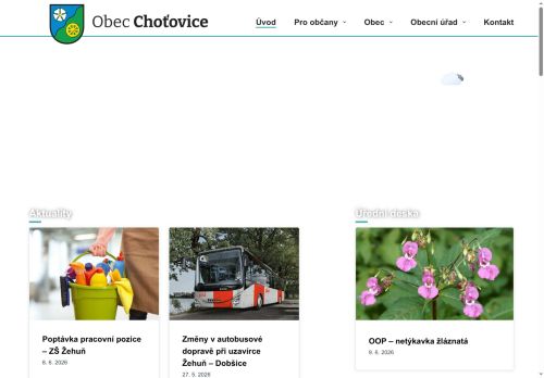 Zobrazit webové stránky Obecní úřad Choťovice