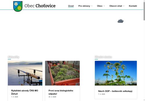 Zobrazit webové stránky Obecní úřad Choťovice