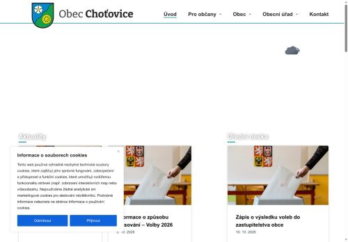 Zobrazit webové stránky Obecní úřad Choťovice