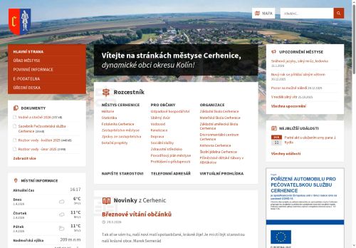 Zobrazit webové stránky Úřad městyse Cerhenice