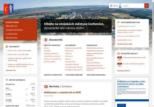 Zobrazit webové stránky Úřad městyse Cerhenice