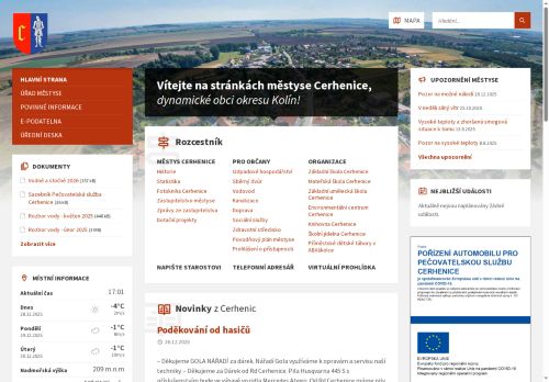 Zobrazit webové stránky Úřad městyse Cerhenice