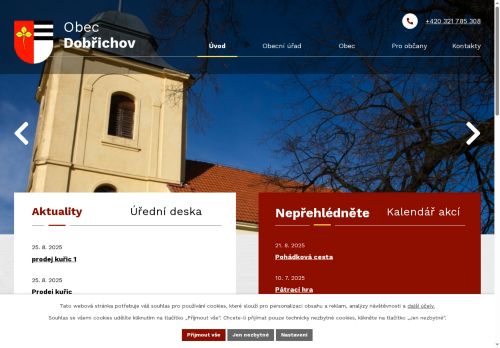 Zobrazit webové stránky Obecní úřad Dobřichov