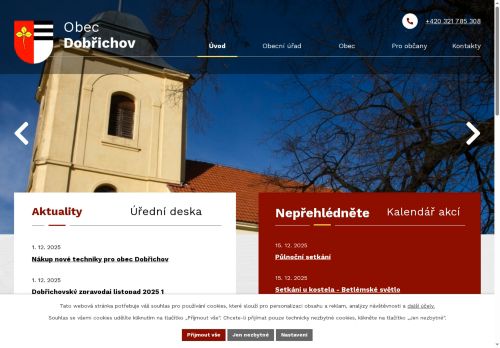 Zobrazit webové stránky Obecní úřad Dobřichov