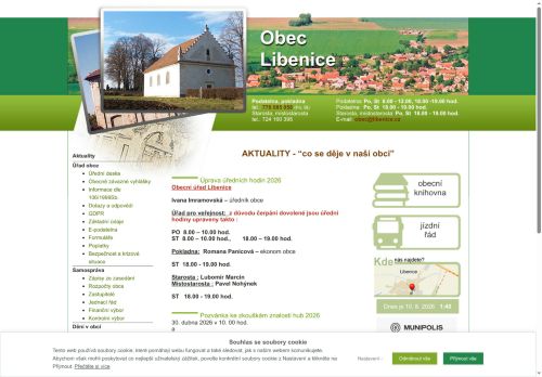 Zobrazit webové stránky Obecní úřad Libenice