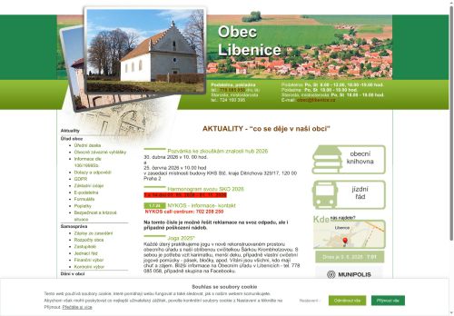 Zobrazit webové stránky Obecní úřad Libenice