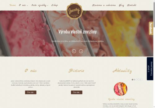 Zobrazit webové stránky Cukrárna Janský