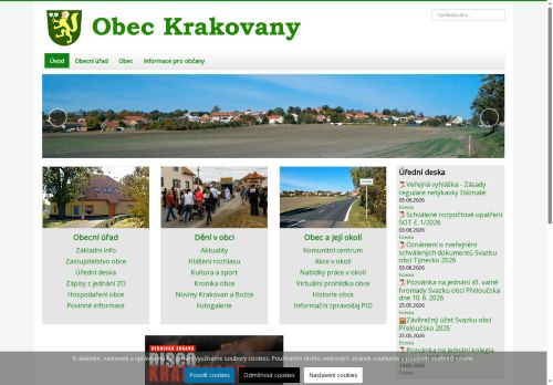 Zobrazit webové stránky Obecní úřad Krakovany