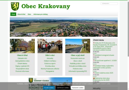 Zobrazit webové stránky Obecní úřad Krakovany