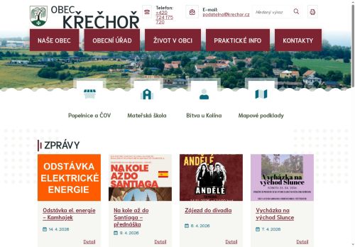 Zobrazit webové stránky Obecní úřad Křečhoř