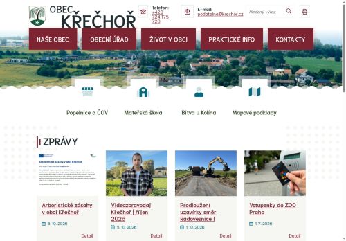 Zobrazit webové stránky Obecní úřad Křečhoř