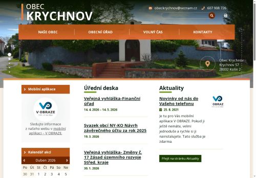 Zobrazit webové stránky Obecní úřad Krychnov