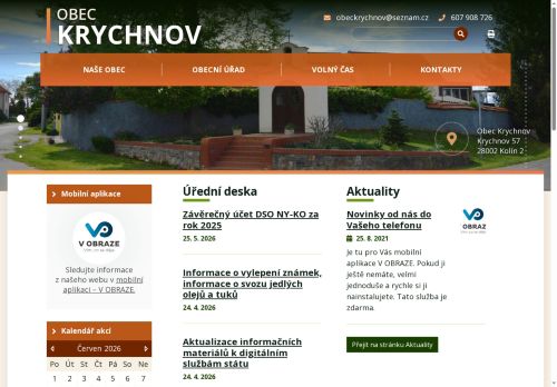 Zobrazit webové stránky Obecní úřad Krychnov