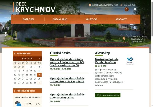 Zobrazit webové stránky Obecní úřad Krychnov