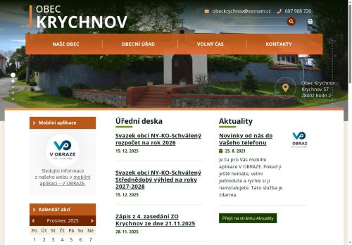 Zobrazit webové stránky Obecní úřad Krychnov