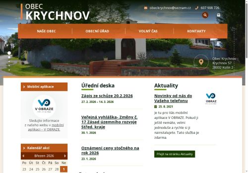 Zobrazit webové stránky Obecní úřad Krychnov