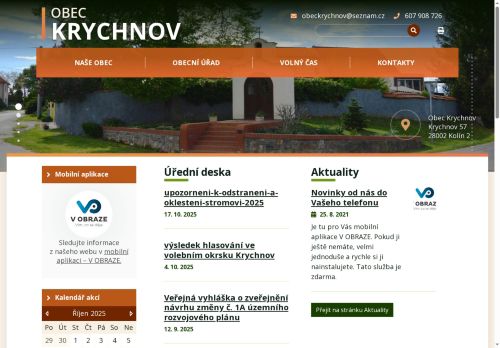 Zobrazit webové stránky Obecní úřad Krychnov