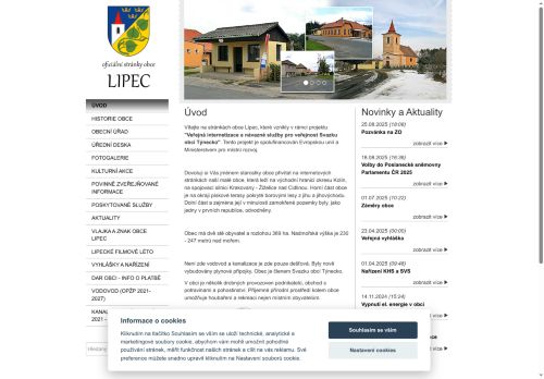 Zobrazit webové stránky Obecní Úřad Lipec