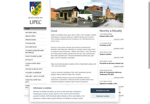 Zobrazit webové stránky Obecní Úřad Lipec