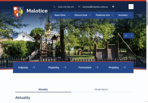 Zobrazit webové stránky Obecní úřad Malotice