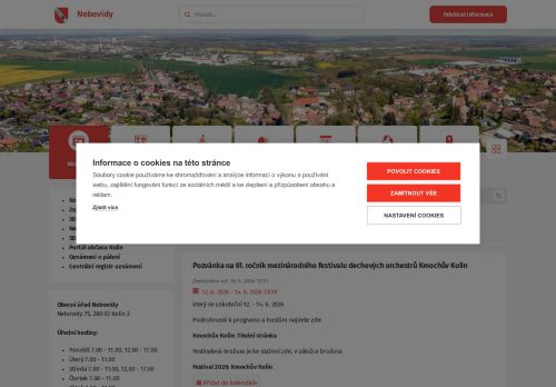 Zobrazit webové stránky Obecní úřad Nebovidy