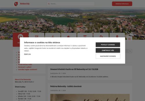 Zobrazit webové stránky Obecní úřad Nebovidy