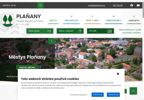 Zobrazit webové stránky Úřad městyse Plaňany