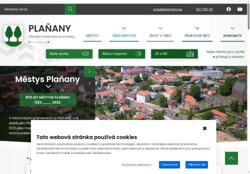 Zobrazit webové stránky Úřad městyse Plaňany