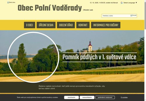 Zobrazit webové stránky Obecní úřad Polní Voděrady