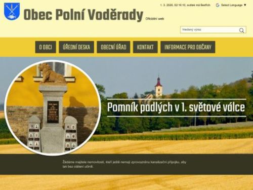 Obecní úřad Polní Voděrady