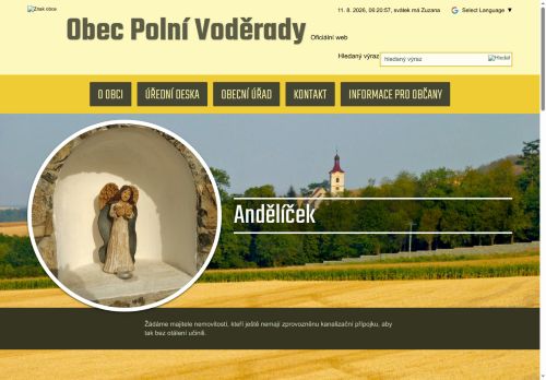 Zobrazit webové stránky Obecní úřad Polní Voděrady
