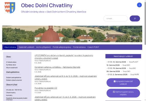 Zobrazit webové stránky Obecní úřad Dolní Chvatliny