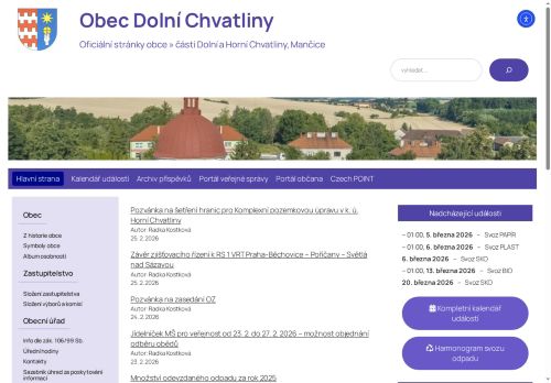 Zobrazit webové stránky Obecní úřad Dolní Chvatliny