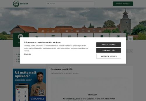 Zobrazit webové stránky Obecní úřad Pašinka