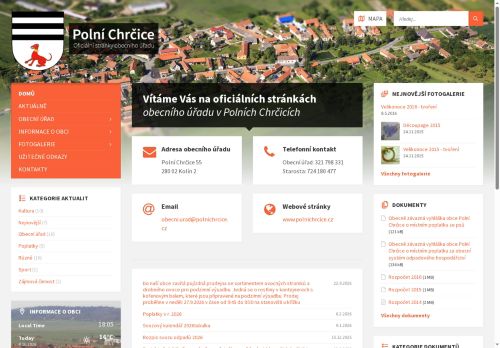 Zobrazit webové stránky Obecní úřad Polní Chrčice