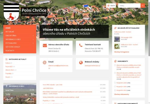 Zobrazit webové stránky Obecní úřad Polní Chrčice