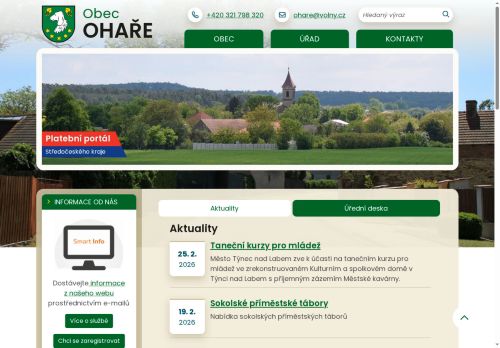 Zobrazit webové stránky Obecní úřad Ohaře
