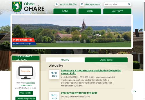 Zobrazit webové stránky Obecní úřad Ohaře