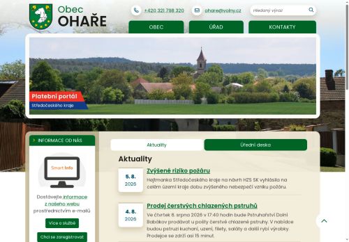 Zobrazit webové stránky Obecní úřad Ohaře
