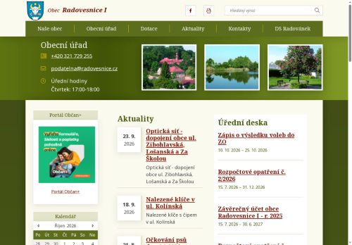 Zobrazit webové stránky Obecní úřad Radovesnice I