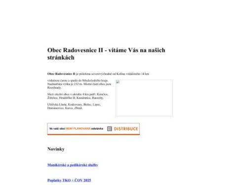 Obecní úřad Radovesnice II