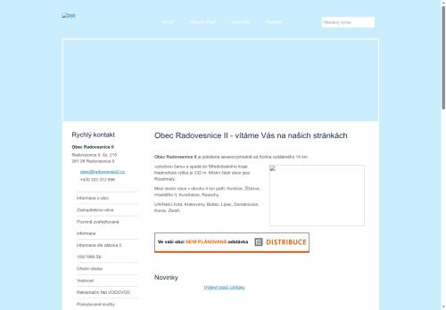 Zobrazit webové stránky Obecní úřad Radovesnice II
