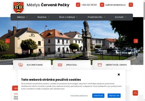 Zobrazit webové stránky Úřad městyse Červené Pečky