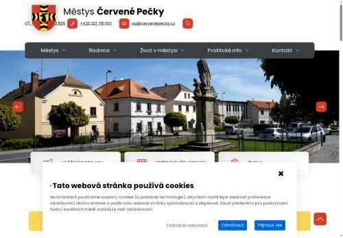 Zobrazit webové stránky Úřad městyse Červené Pečky