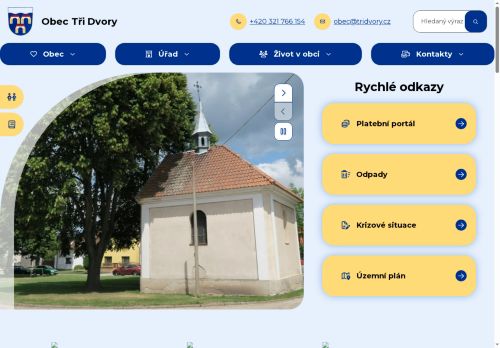 Zobrazit webové stránky Obecní úřad Tři Dvory