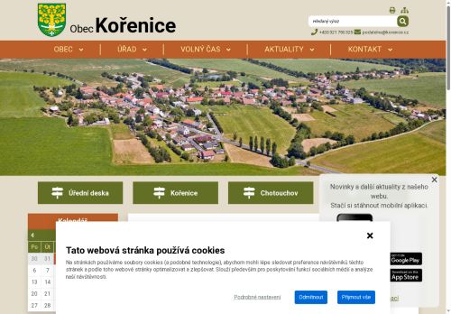 Zobrazit webové stránky Obecní úřad Kořenice