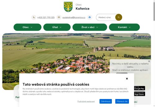 Zobrazit webové stránky Obecní úřad Kořenice